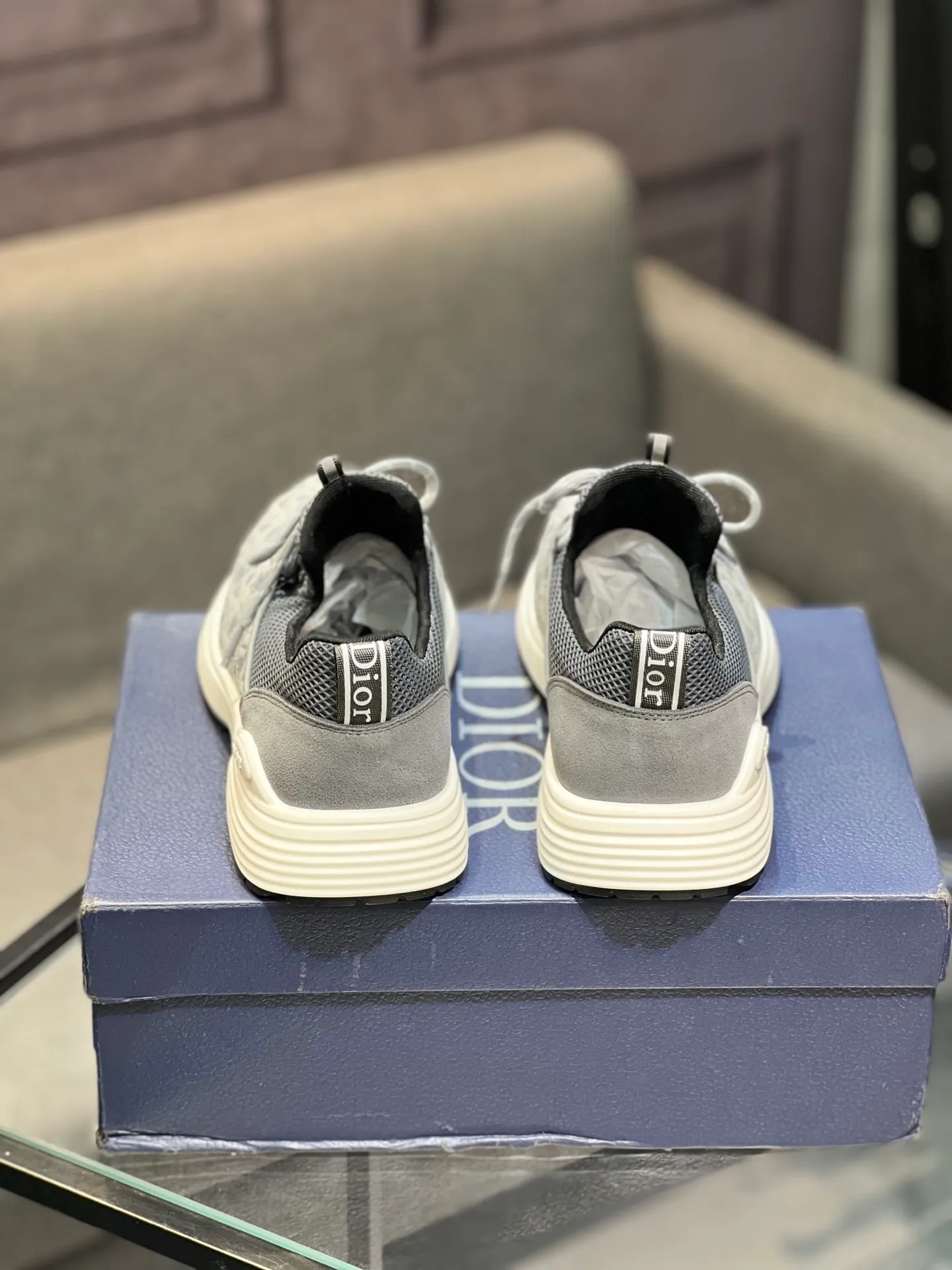 Men's shoes 💰400 [Dior] popular men's shoes, imported mesh splicing material, really inside. Original sole provided by the original factory, 38-45 (45 customized, non-refundable)